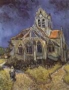 Vincent Van Gogh The Church at Auvers-sur-Oise (mk09) oil painting picture wholesale